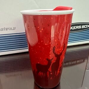 Red Reindeer Mug - Tim Hortons 14-16oz